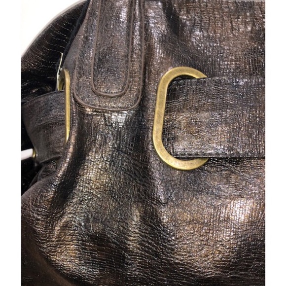 🛑BOGO 1/2 🆕Oversized Adjustable Antique Gold Bag - Picture 4 of 7